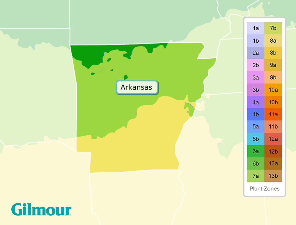 Arkansas planting zones