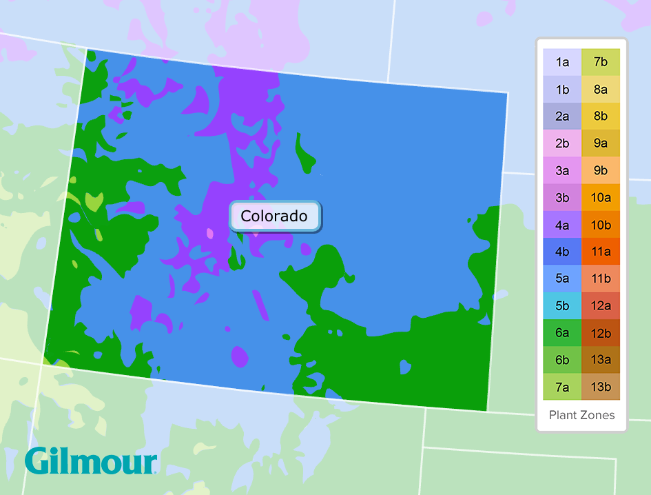 Colorado Planting Zones Growing Zone Map Gilmour