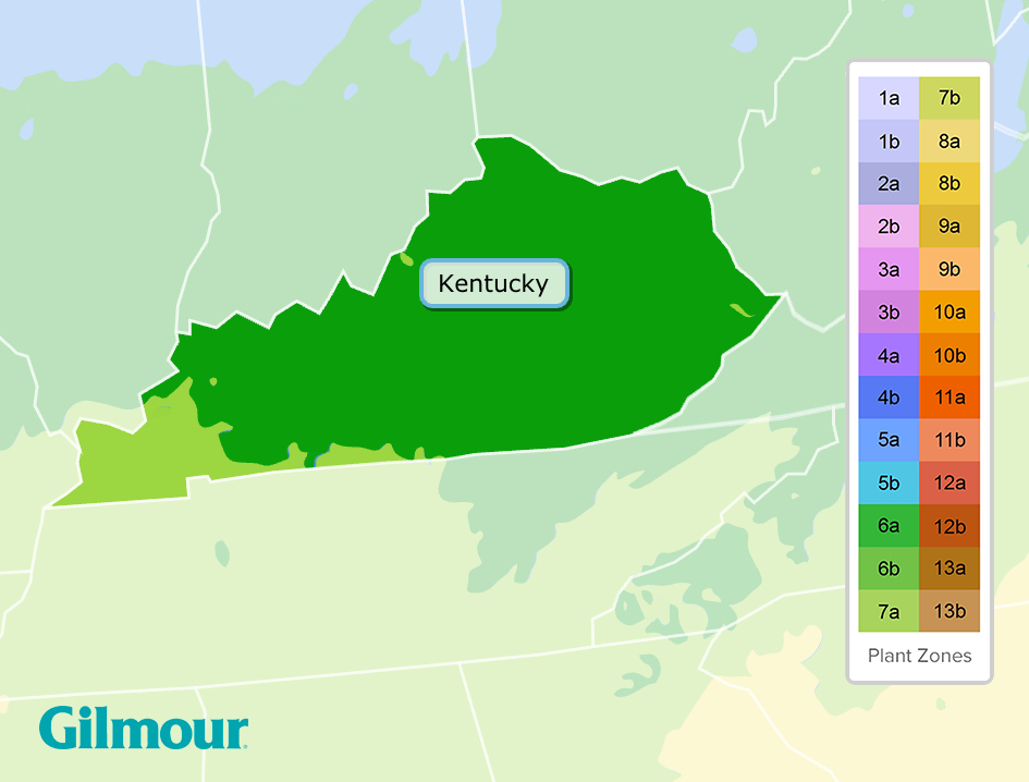 Kentucky planting zones
