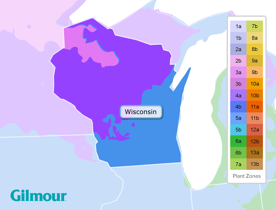 Wisconsin planting zones